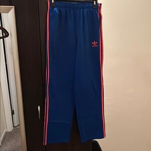 Adidas Kids Blue and orange Track Pants